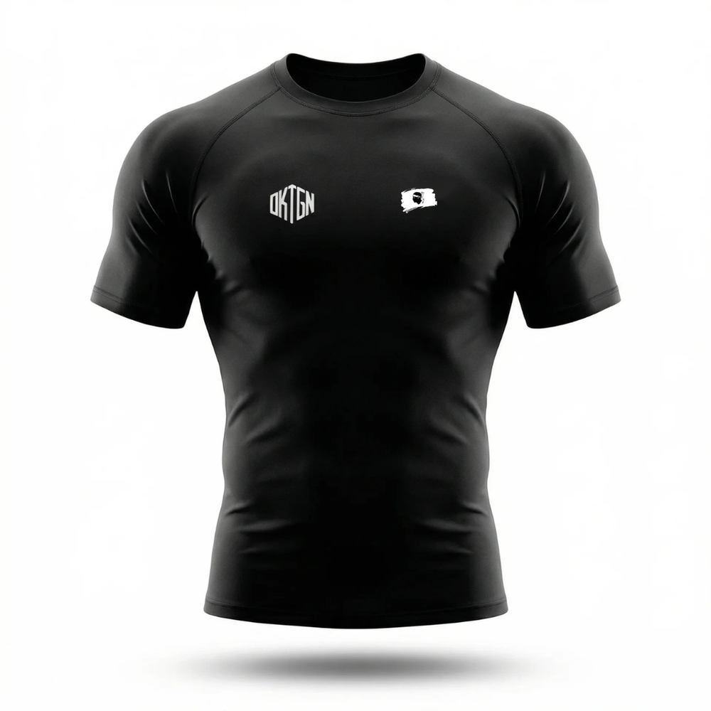 Rashguard Corse face noir