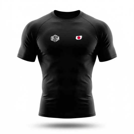 Rashguard Japon face noir