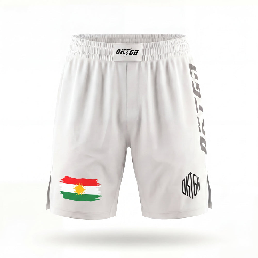 Short Kurdistan face blanc