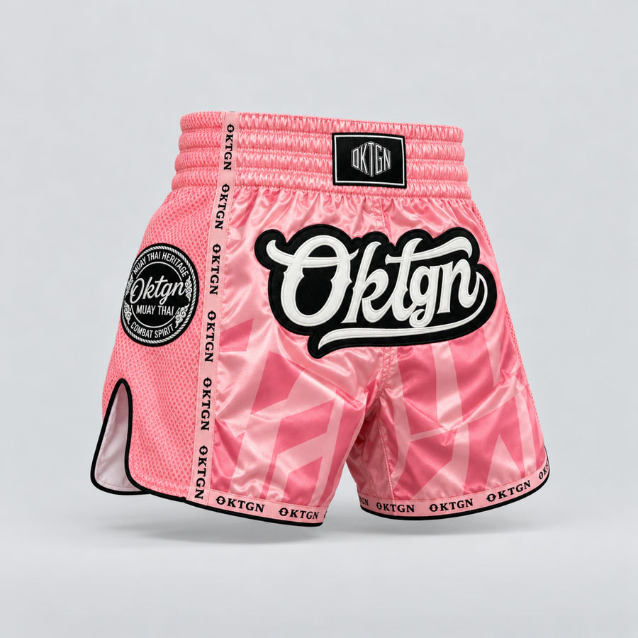 Short Muay Thai OKTAGON · Rose