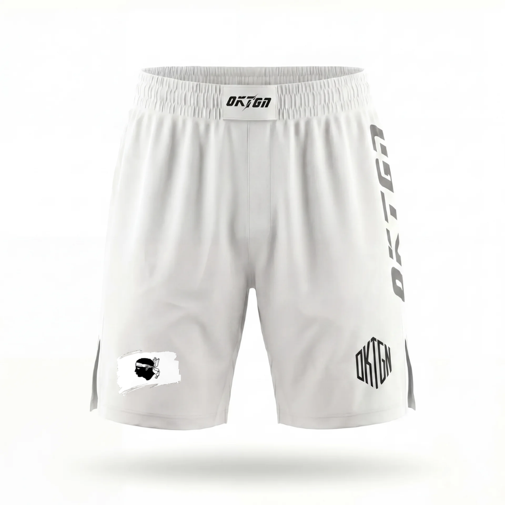Short Corse face blanc